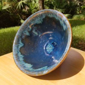 Glazed Blue Bowl