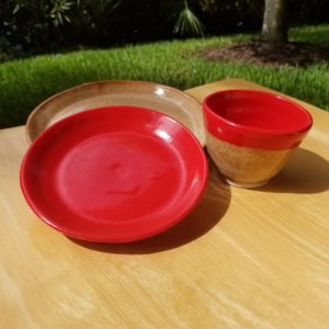 Collection of Red Glazed Pottery