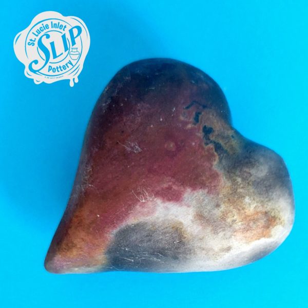 Pit Fired Ceramic Heart