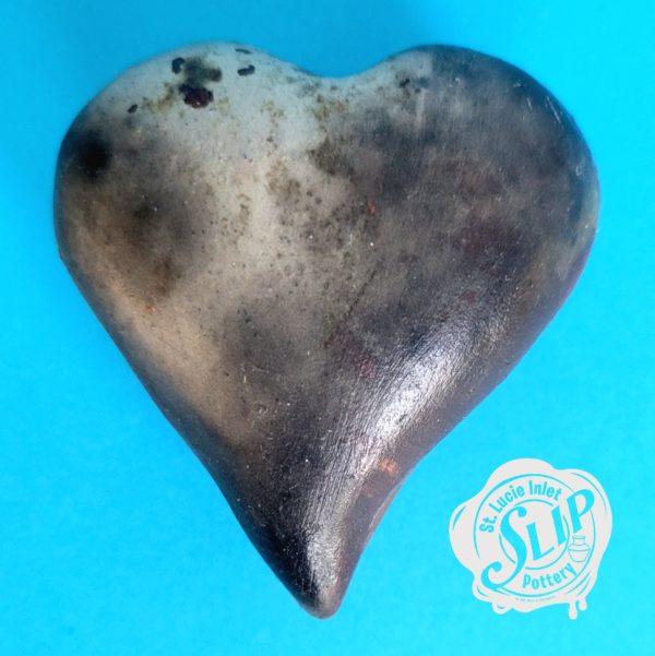 Pit Fired Ceramic Heart